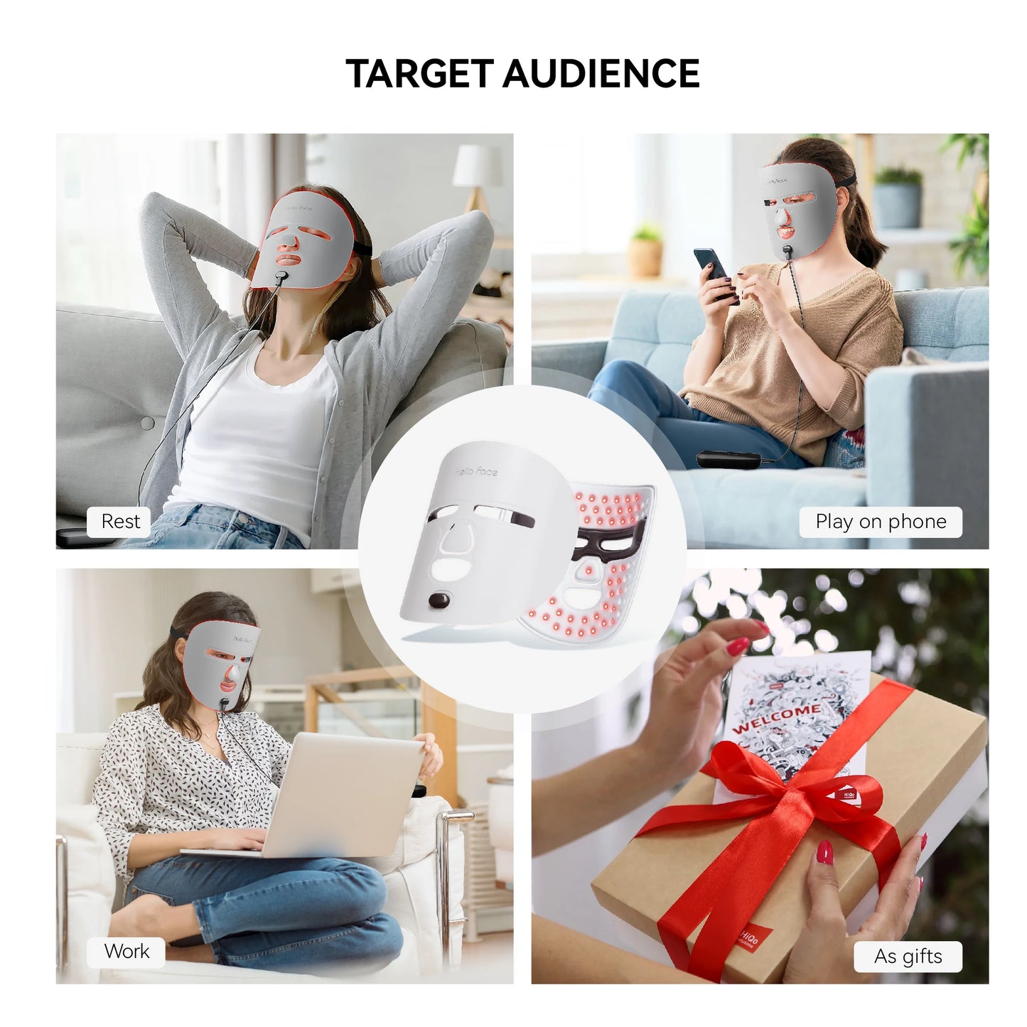 M500 Aura LED Therapy Mask